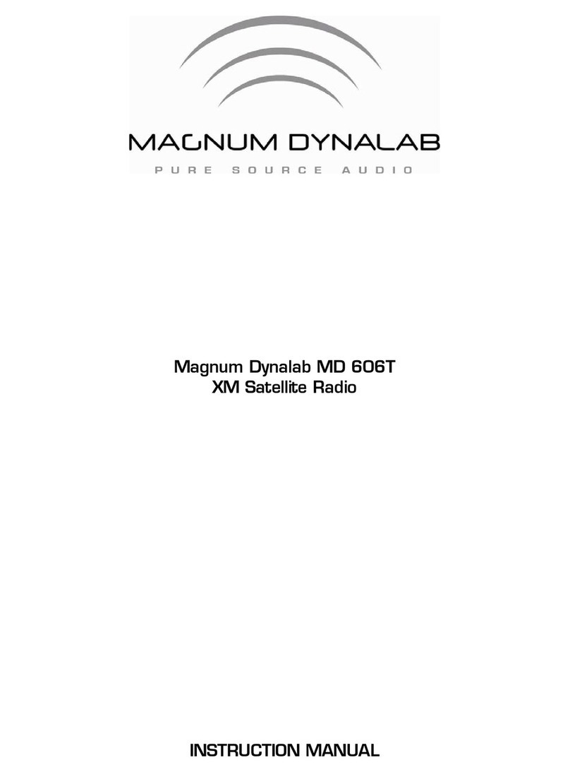 Magnum MD 606T instruction manual