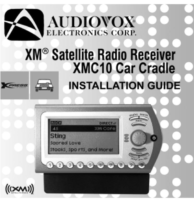 XM Satellite Radio XMC10 installation guide
