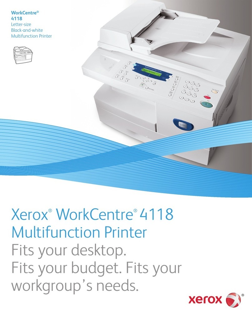 Xerox WorkCentre 4118 User manual