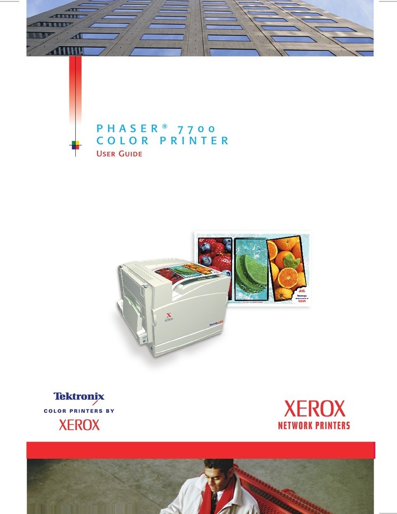 Xerox 7700 User manual