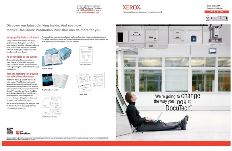 Xerox DocuTech 6180 Installation guide