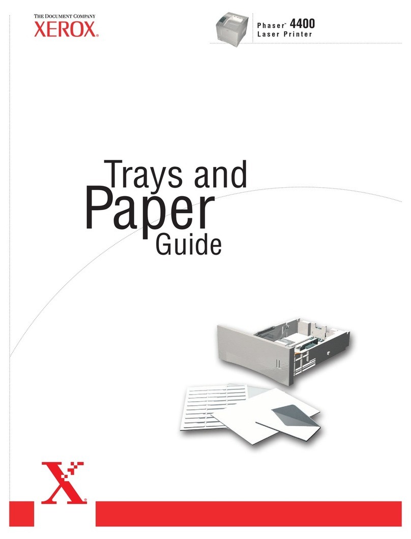 Xerox PHASER Phaser 4400 Quick reference guide