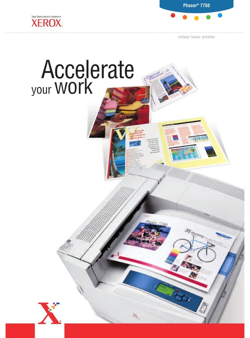 Xerox Phaser 7750 User manual