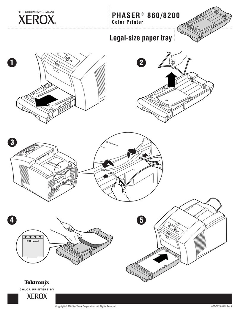 Xerox Phaser  8200 User manual