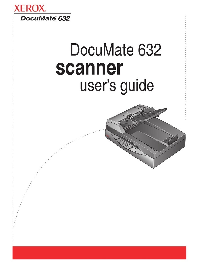 Xerox DocuMate 632 User manual