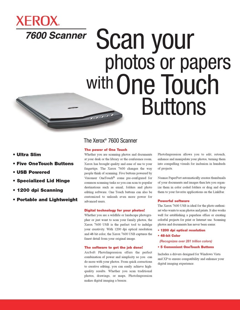 Xerox 7600 User manual