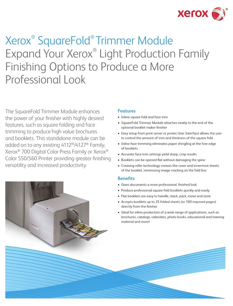 Xerox SquareFold 610P729932 Specifications