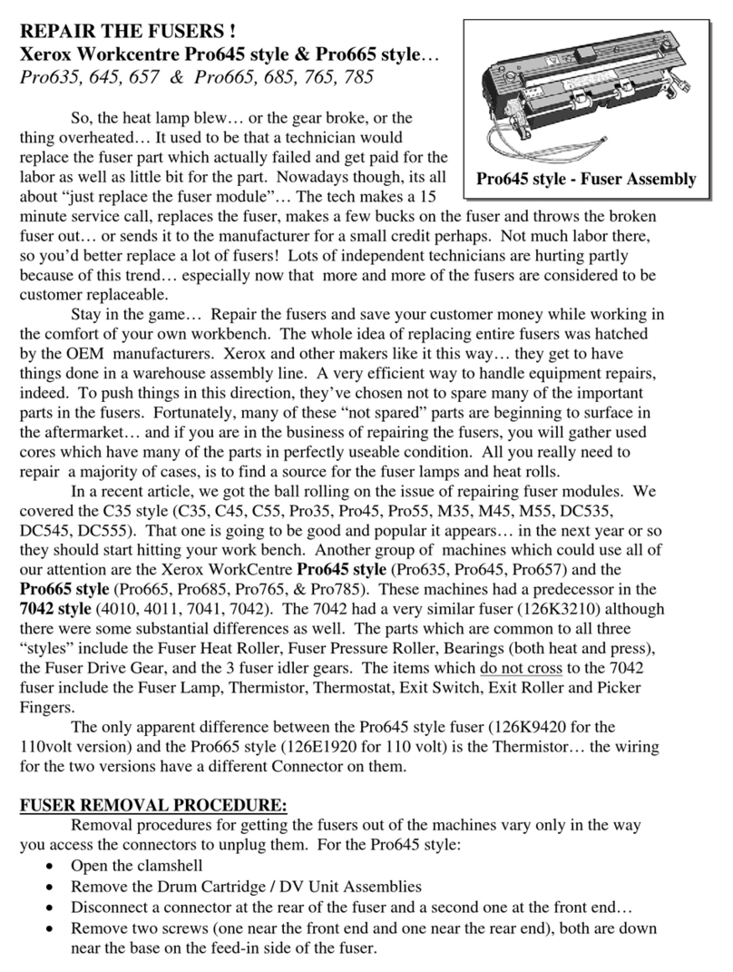 Xerox 645 Repair manual