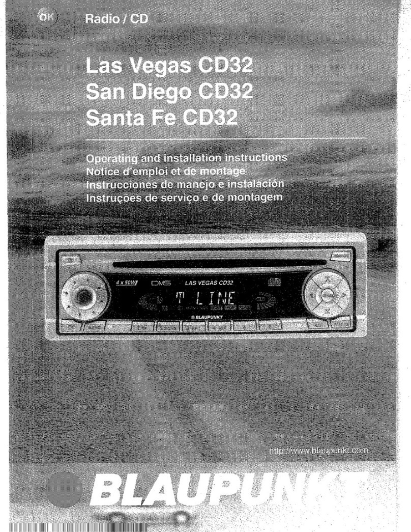 Blaupunkt San Diego CD32 User manual