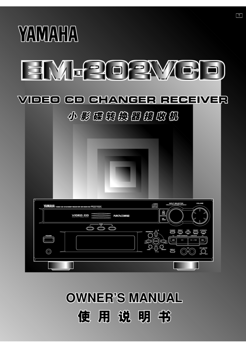 Yamaha EM-202VCD User manual