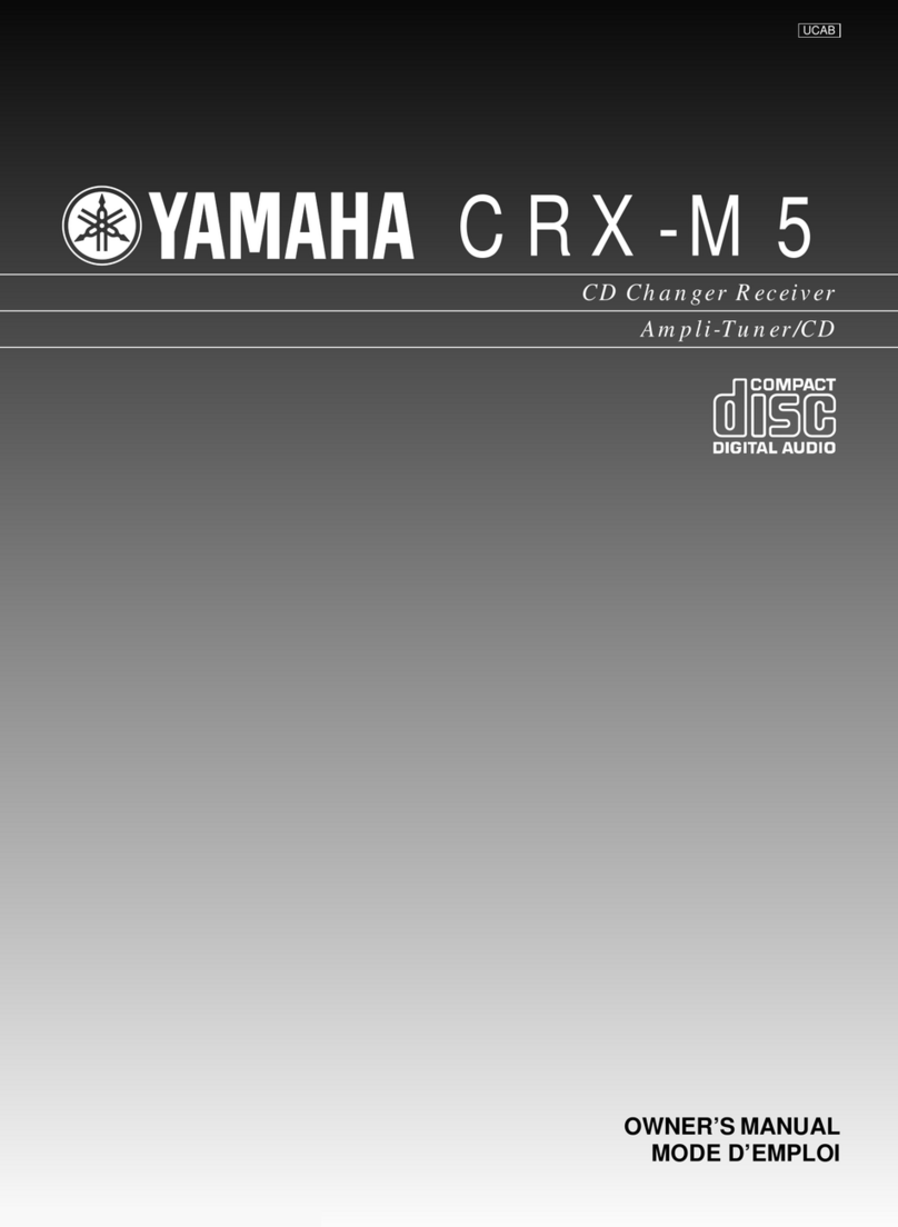 Yamaha CRX-M5 User manual