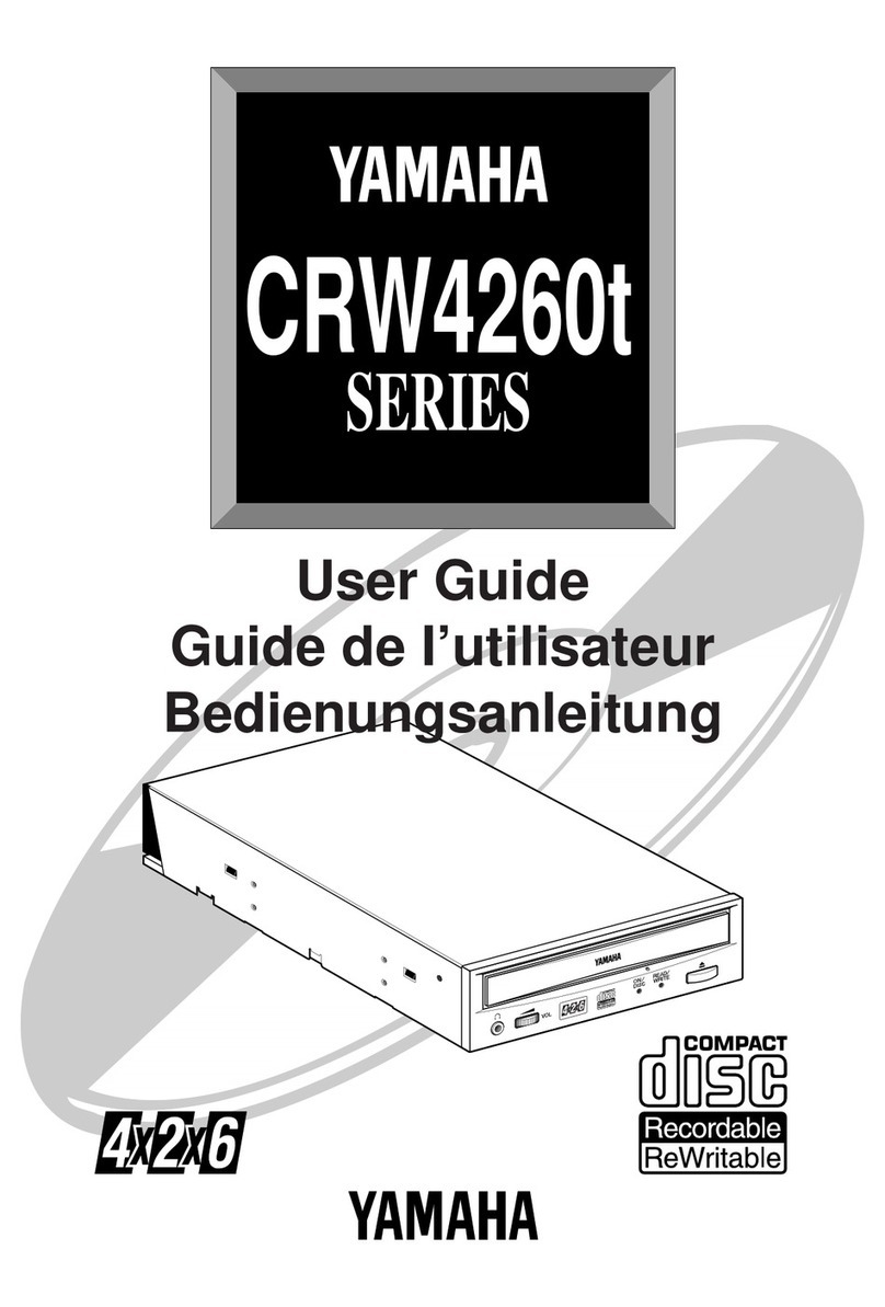Yamaha CRW4260t-B User manual