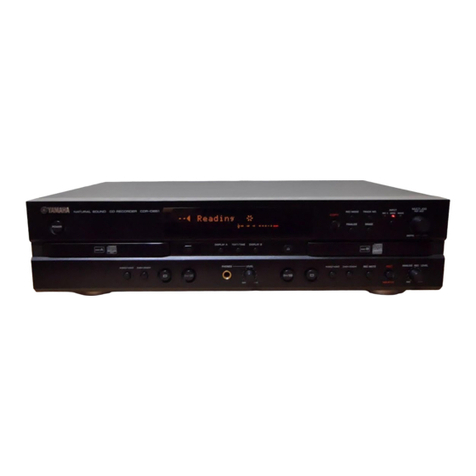 Yamaha CDR-D651 owner's manual