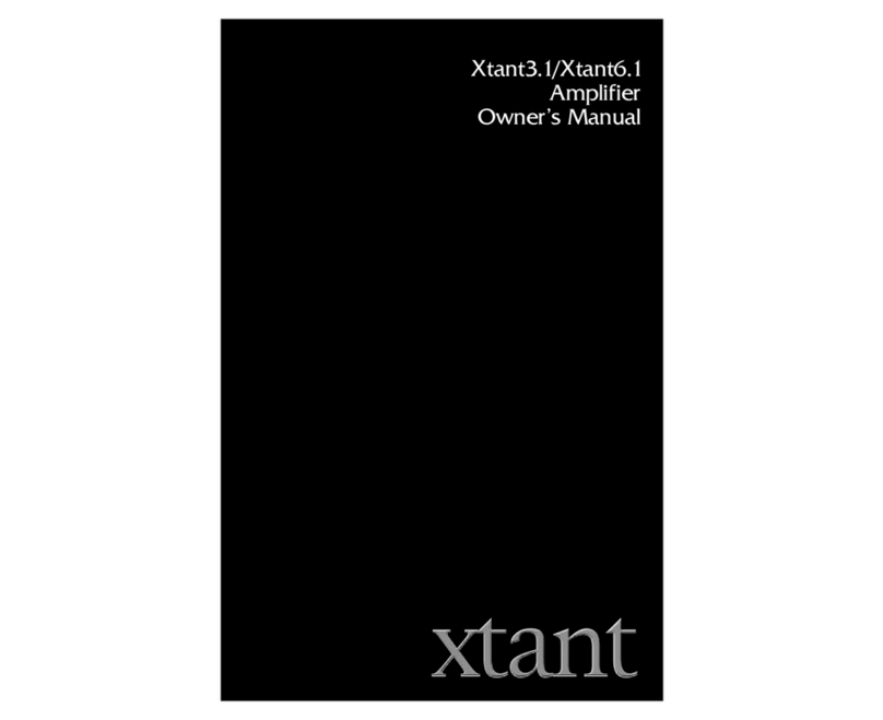 Xtant Xtant3.1 User manual