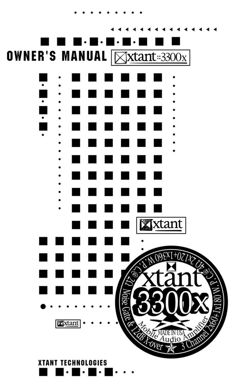 Xtant 3300x User manual