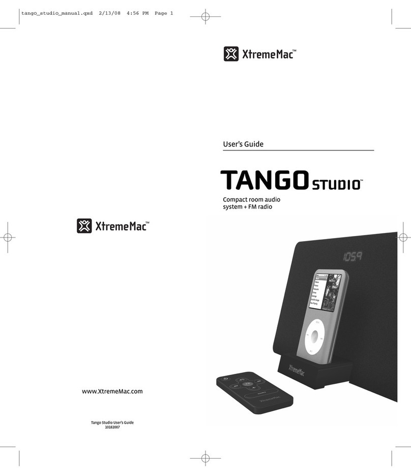 XtremeMac Tango Studio 10182007 user guide