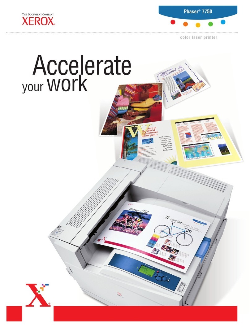 Xerox Phaser 7750 User manual