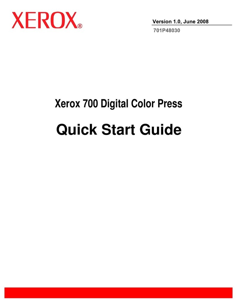 Xerox DocuMate 700 User manual Xerox DocuMate 700 User manual
