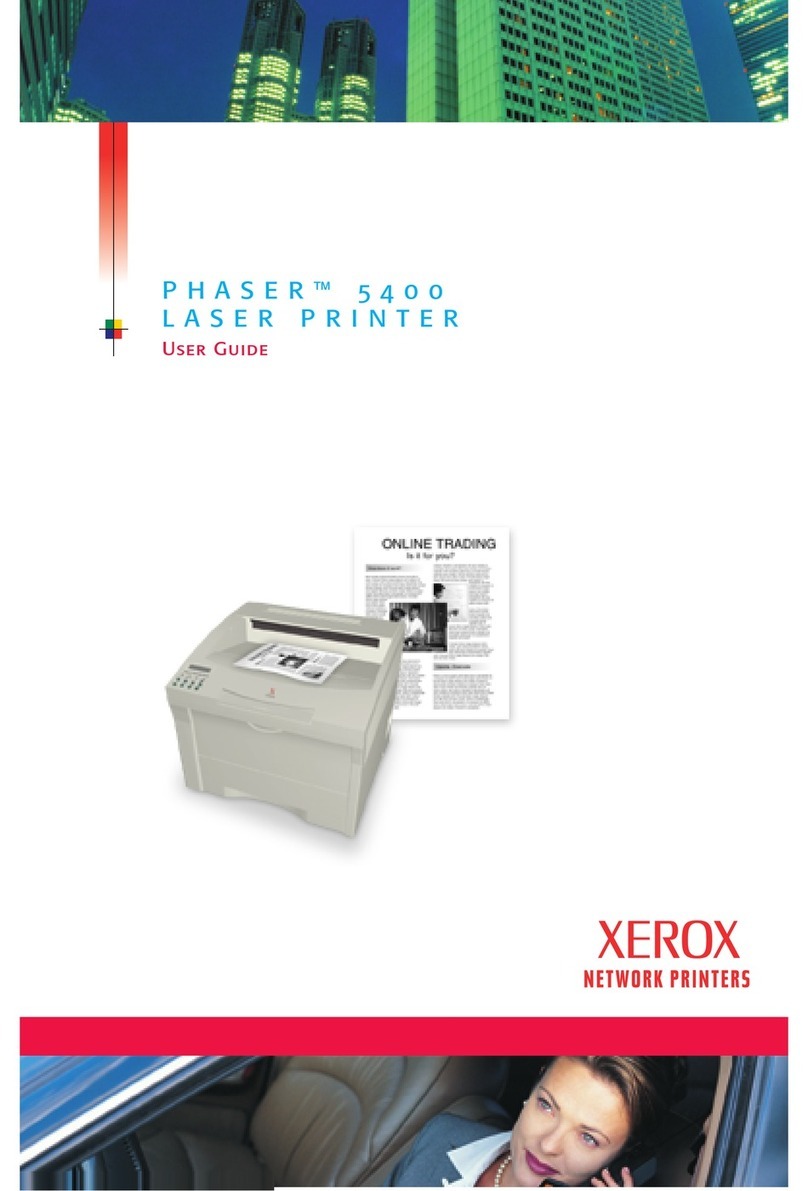 Xerox PHASER 5400 User manual