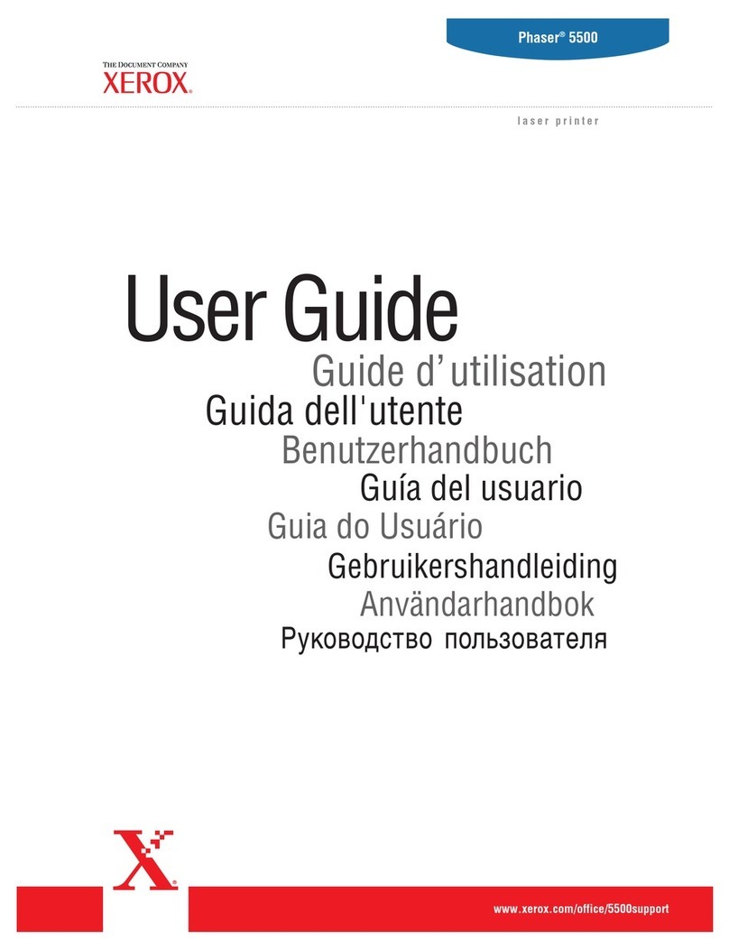 Xerox Phaser 5500 series User manual