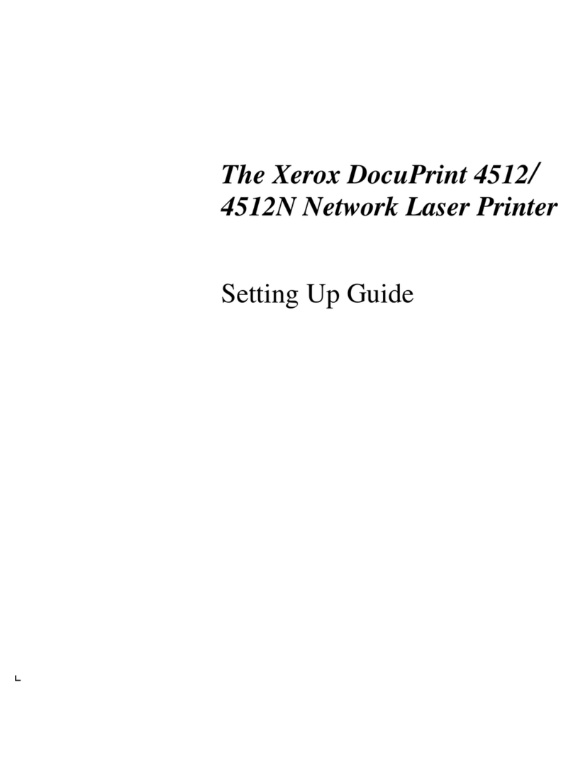 Xerox DocuPrint 4512 User manual