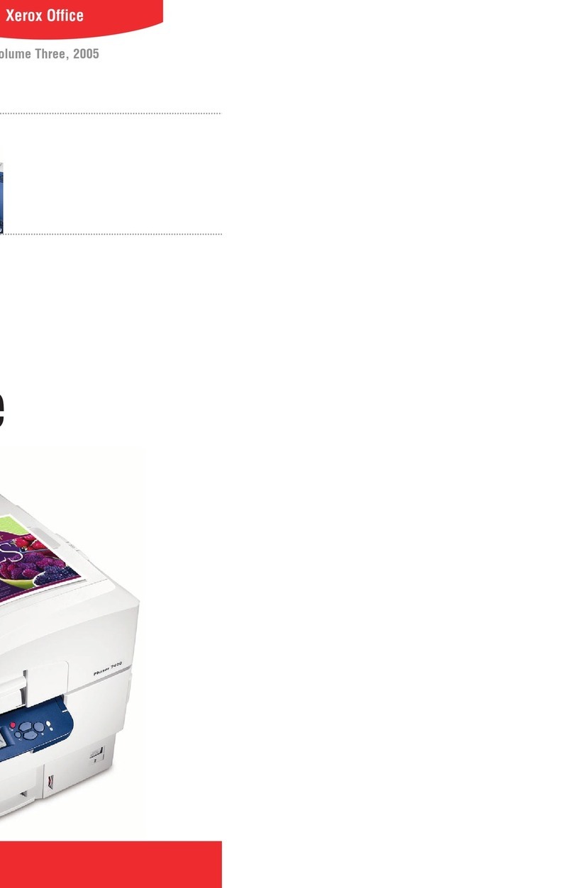 Xerox Color Laser Printer Installation and operation manual