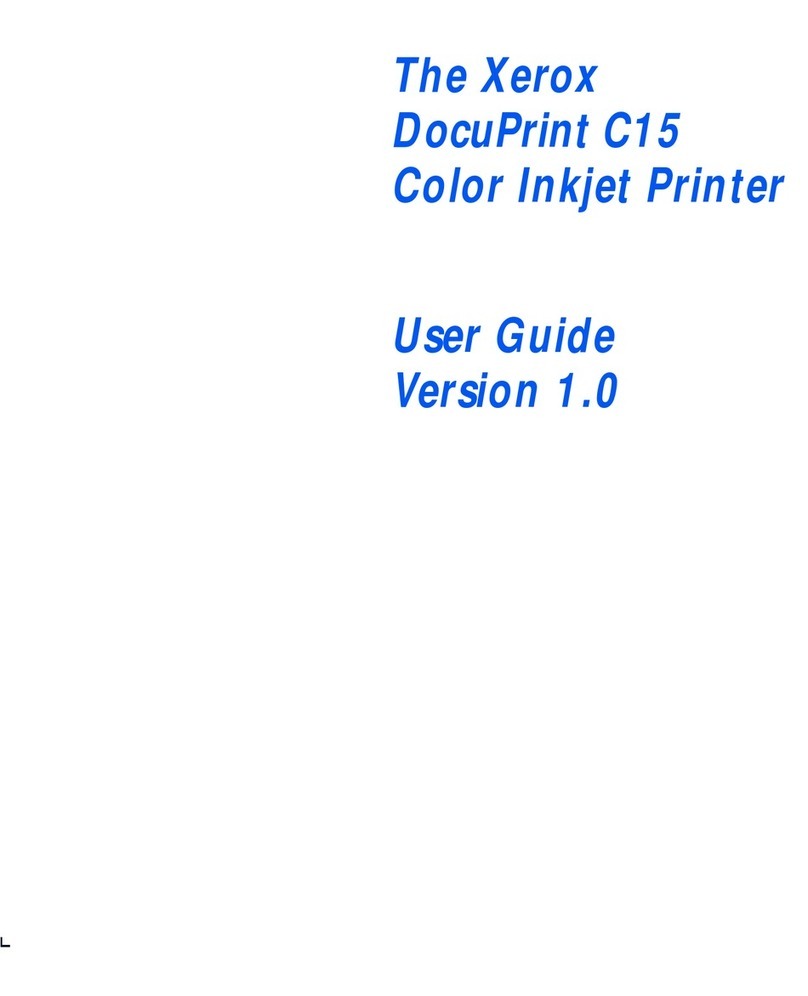 Xerox DocuPrint C15 User manual