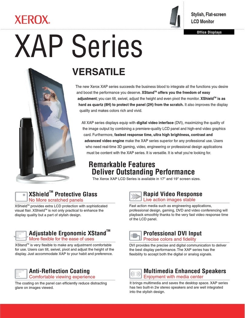 Xerox VERSATILE XAP Series User manual