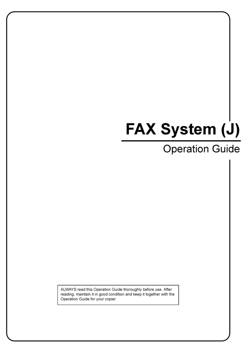 Xerox FAX System (J) User manual