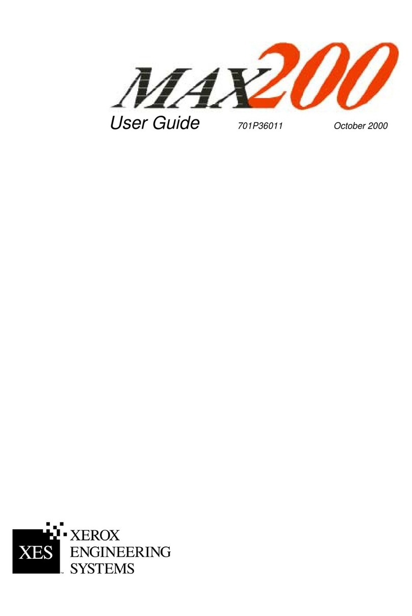 Xerox MAX 200 User manual