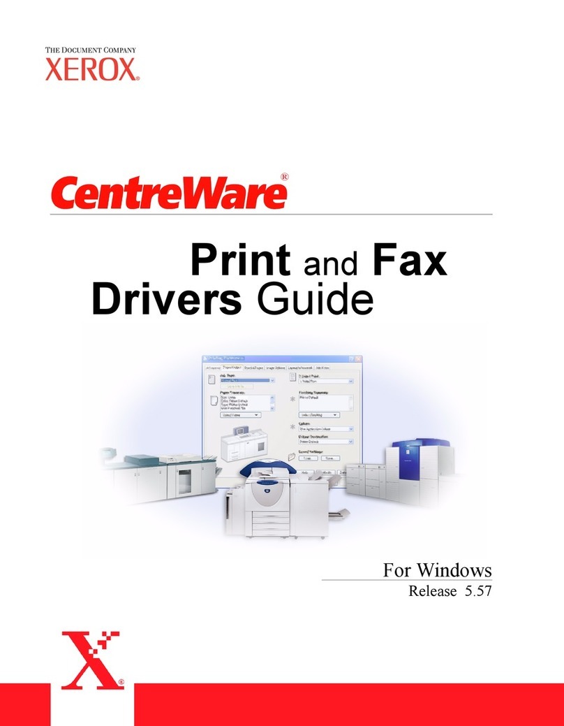 Xerox Fax Machine User manual