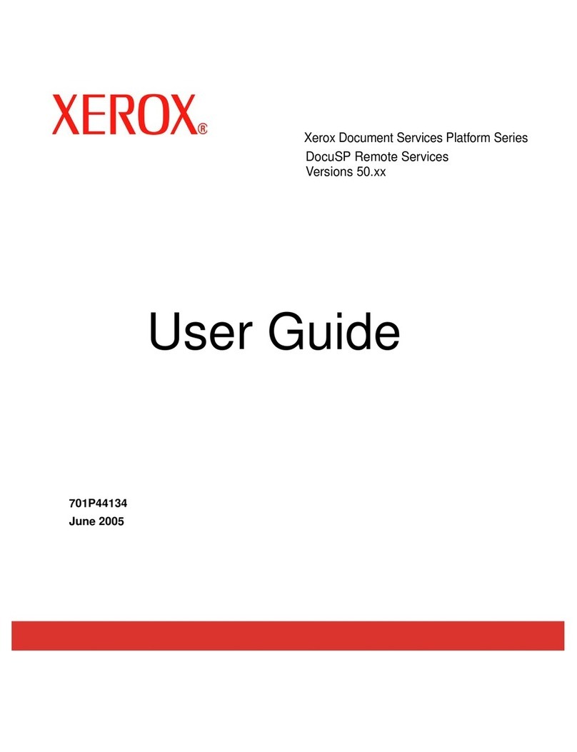 Xerox DOCUSP 50.XX user guide
