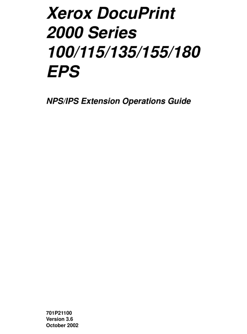 Xerox 2000 Series User manual