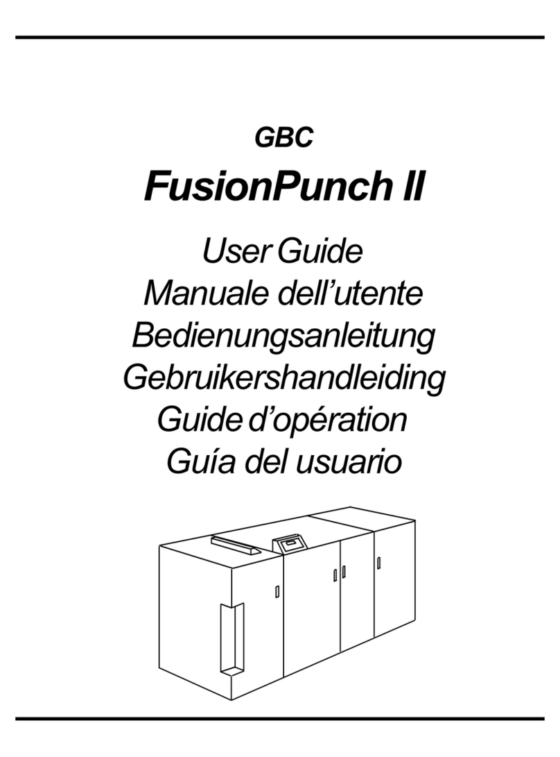 GBC 16 Series User manual