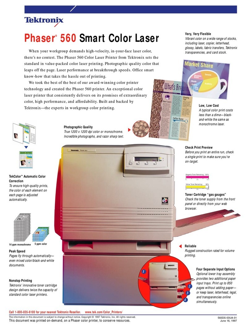 Xerox Phaser 560 User manual