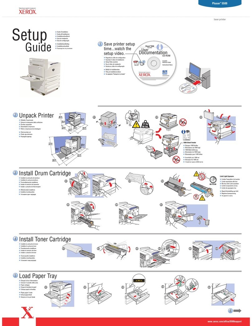 Xerox Phaser 5500 series User manual