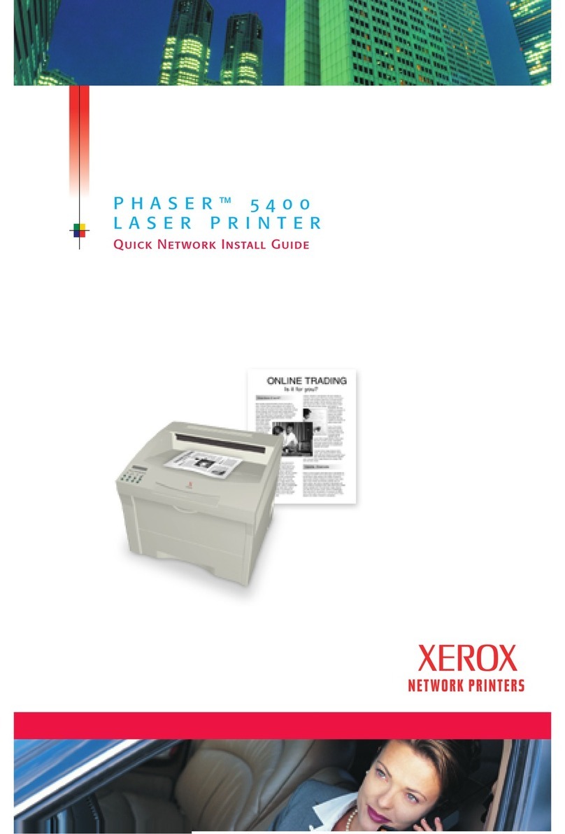Xerox PHASER 5400 User manual