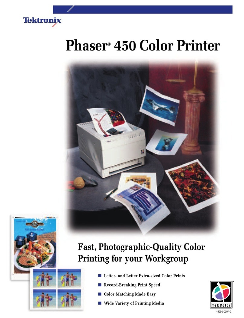 Xerox Phaser 450 User manual Xerox Phaser 450 User manual