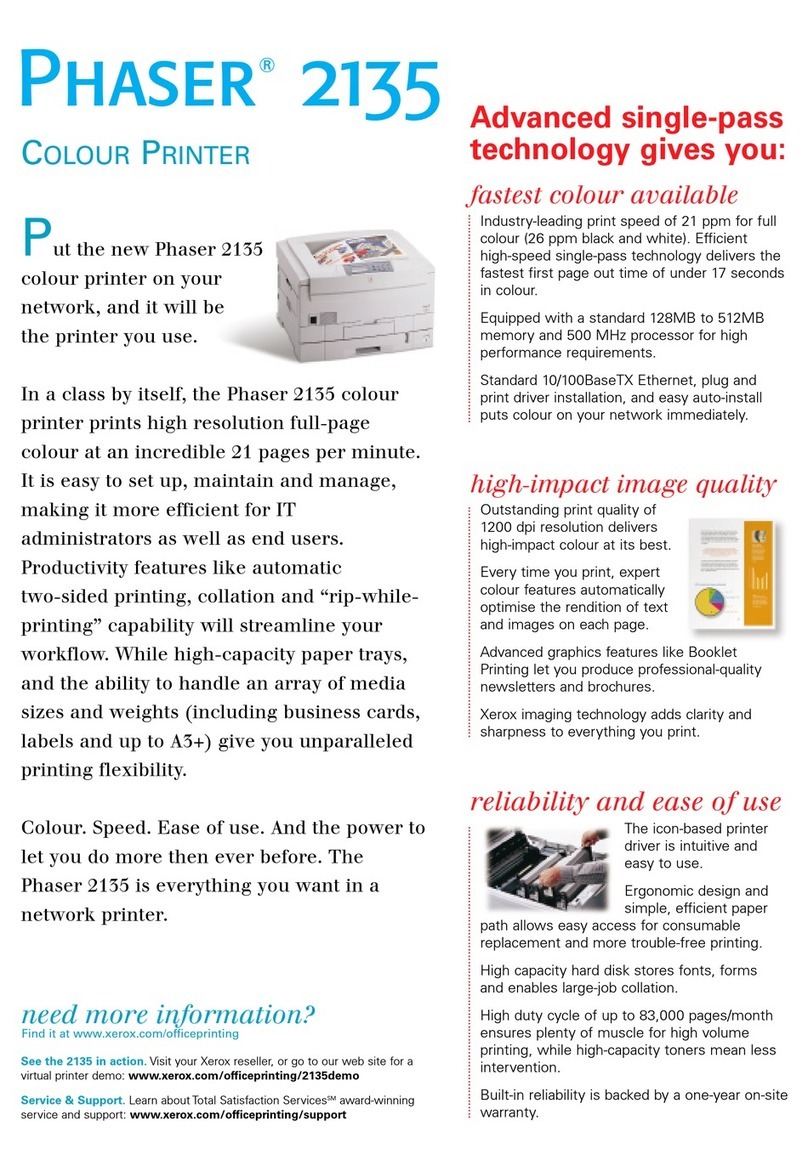 Xerox Phaser 2135DT User manual