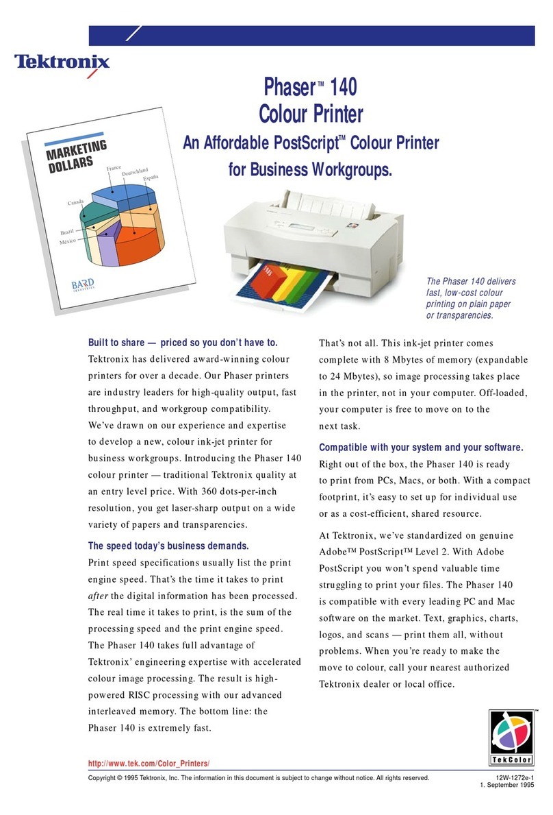 Xerox Phaser 140 User manual