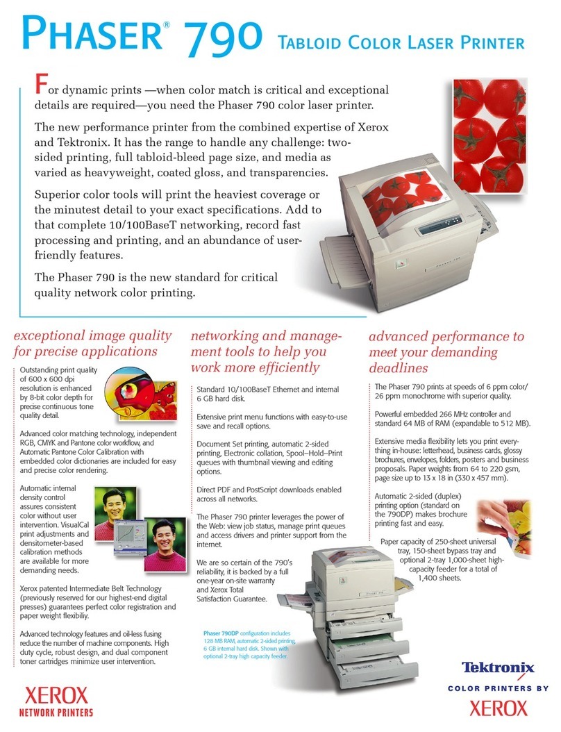 Xerox Phaser 790DP User manual