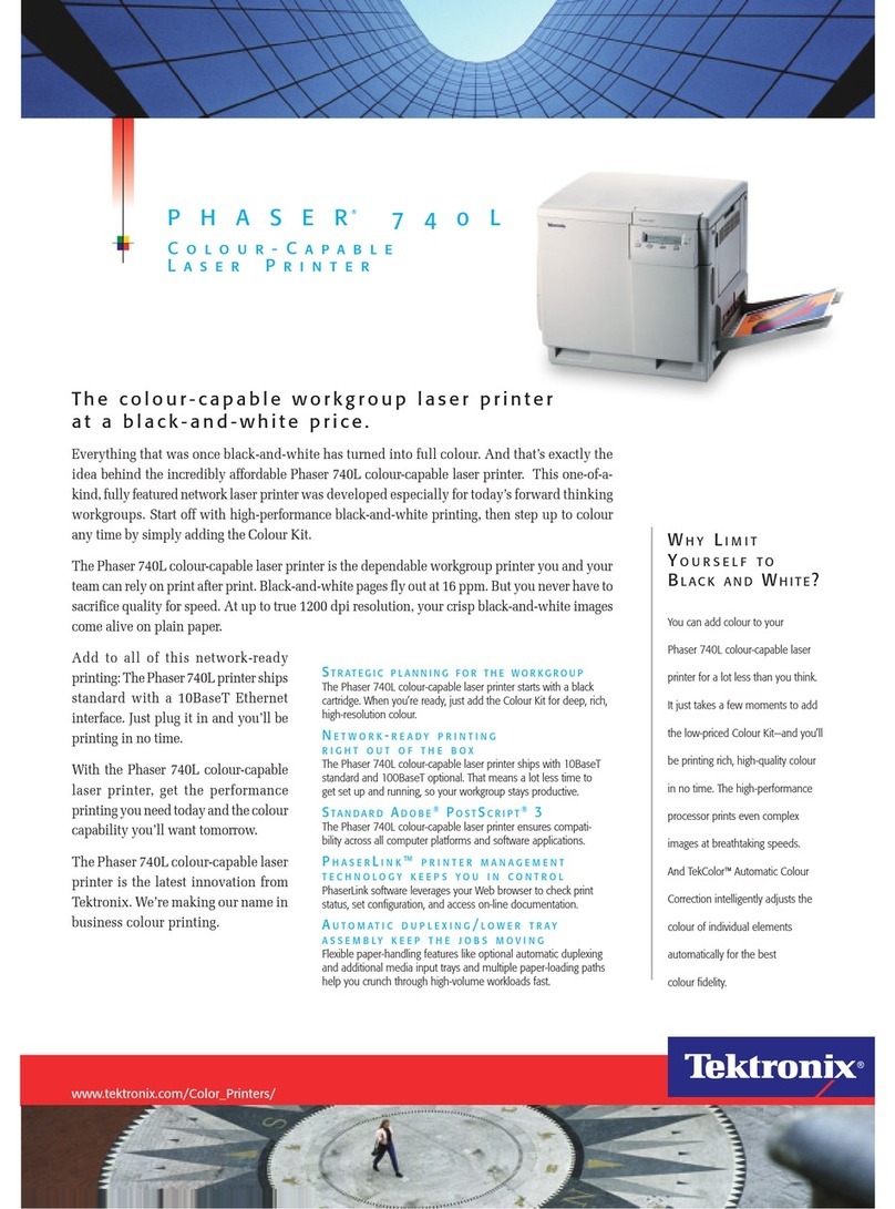 Xerox Phaser 740L User manual