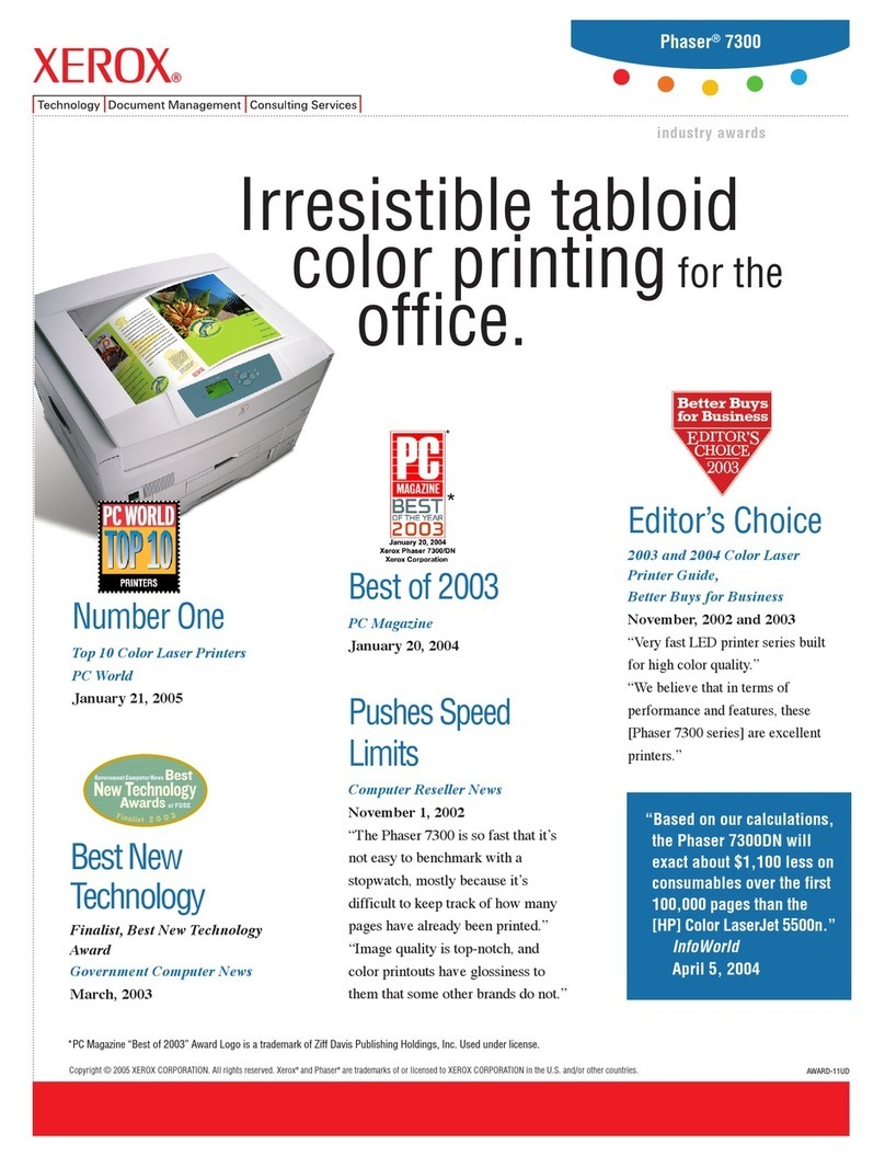 Xerox Phaser 7300DN Owner's manual