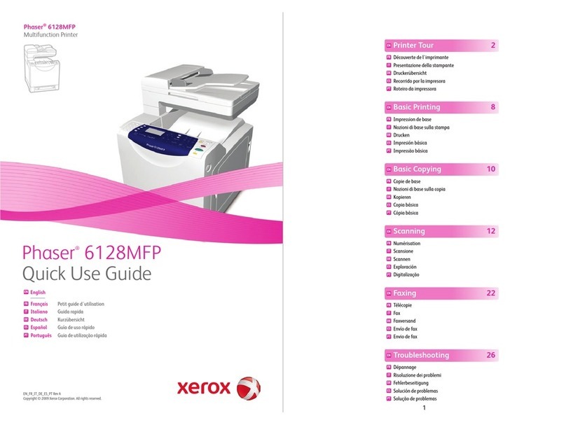Xerox Phaser 6128 MFP Instruction manual