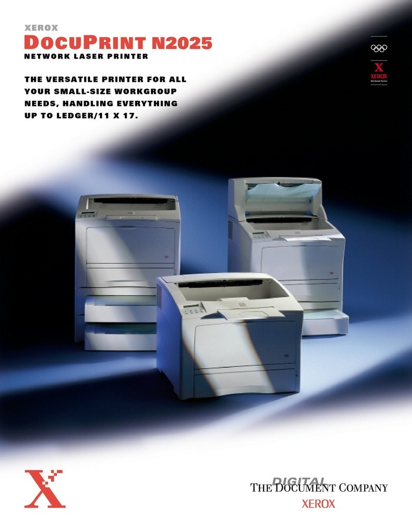 Xerox DocuPrint N2025 User manual