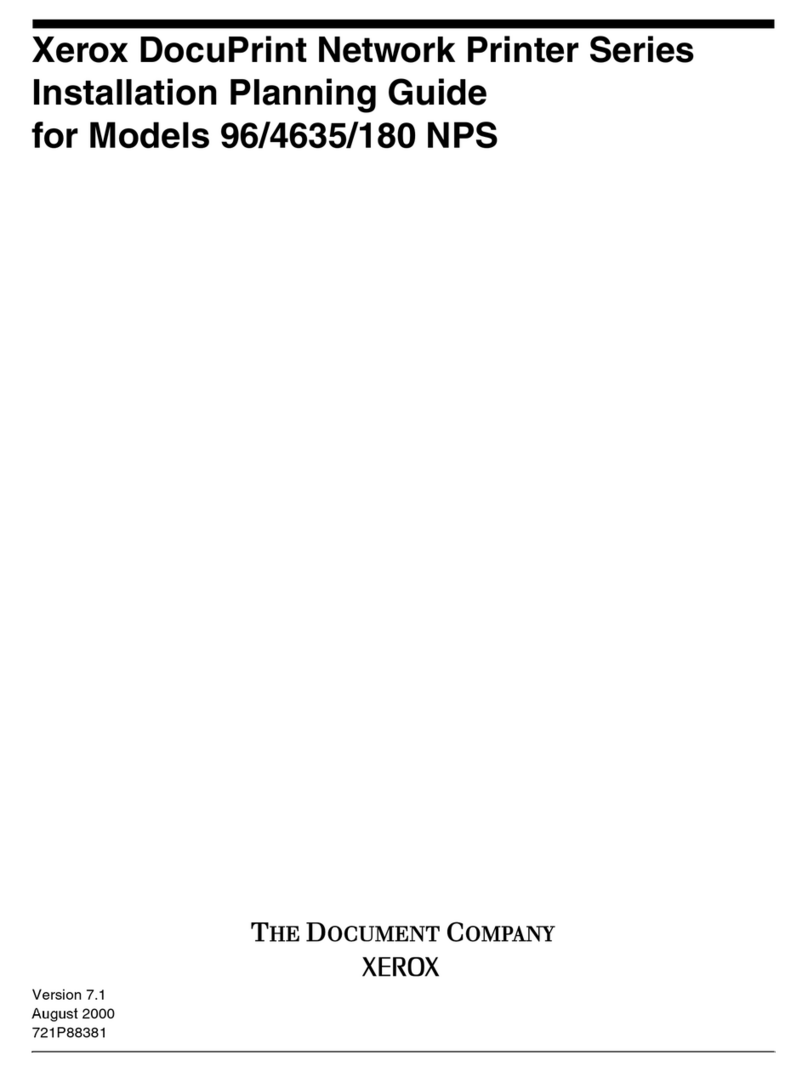 Xerox DocuPrint 180 NPS Series Technical manual