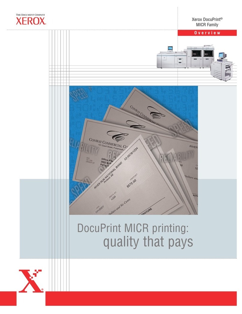 Xerox DocuPrint 2000MX User manual