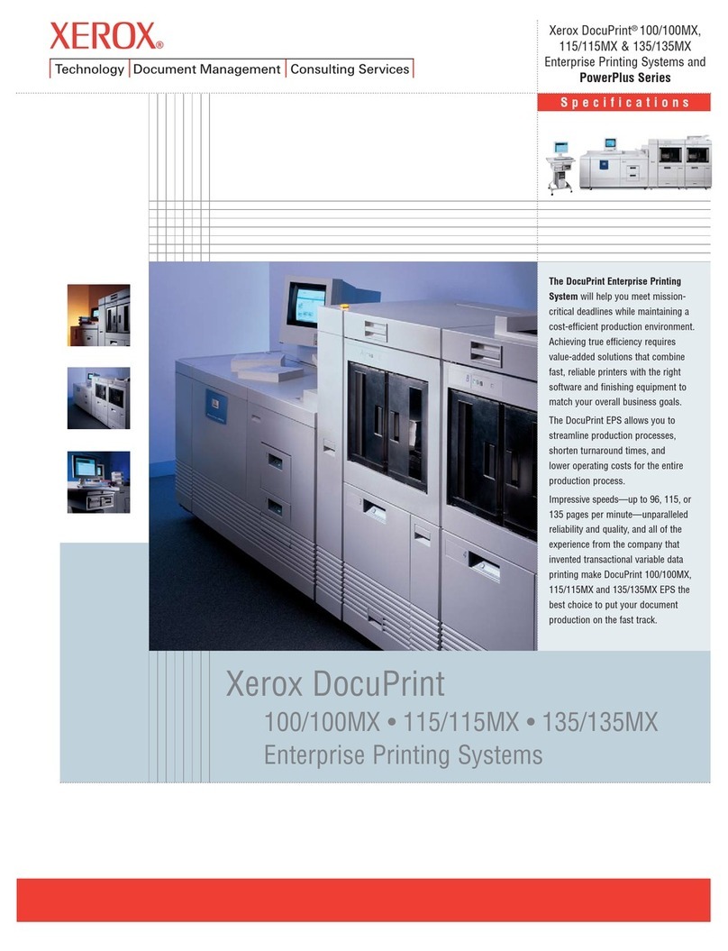 Xerox DocuPrint 115MX User manual