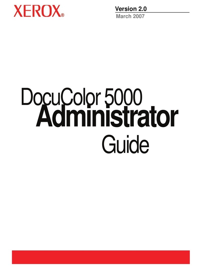 Xerox DocuColor 5000 Service manual