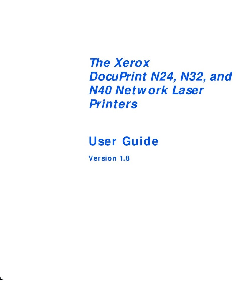 Xerox DocuPrint N24 User manual